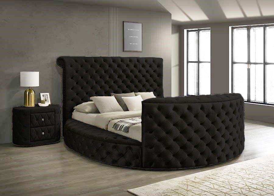 Voltare - Fireplace / TV Lift Bed – Upholstered Beds by Crown Mark at Furniture Wholesale Plus , Nashville furniture store