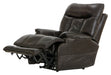 Naples - Power Lay Flat Recliner With Extended Ottoman - Chocolate – Reclining Chairs by Catnapper at Furniture Wholesale Plus , Nashville furniture store