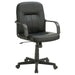 Minato - Upholstered Adjustable Home Office Desk Chair - Black – Swivel Chairs by CoasterEveryday at Furniture Wholesale Plus , Nashville furniture store