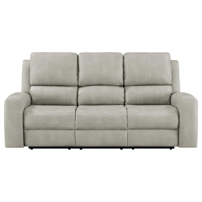 Brickston - Triple Power Reclining Sofa – Reclining Sofas by Coaster Fine Furniture at Furniture Wholesale Plus , Nashville furniture store