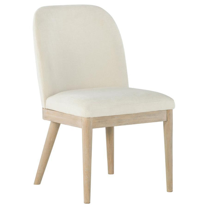 Solano - Upholstered Dining Side Chair (Set of 2) - Beige – Chair Sets by Coaster Fine Furniture at Furniture Wholesale Plus , Nashville furniture store