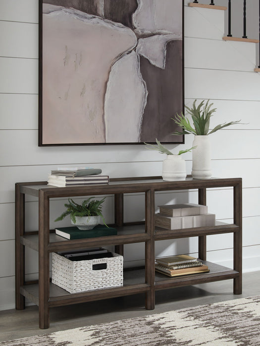 Kallenny - Sofa Table - Brown / Gray – Sofa Tables by Signature Design by Ashley® at Furniture Wholesale Plus , Nashville furniture store