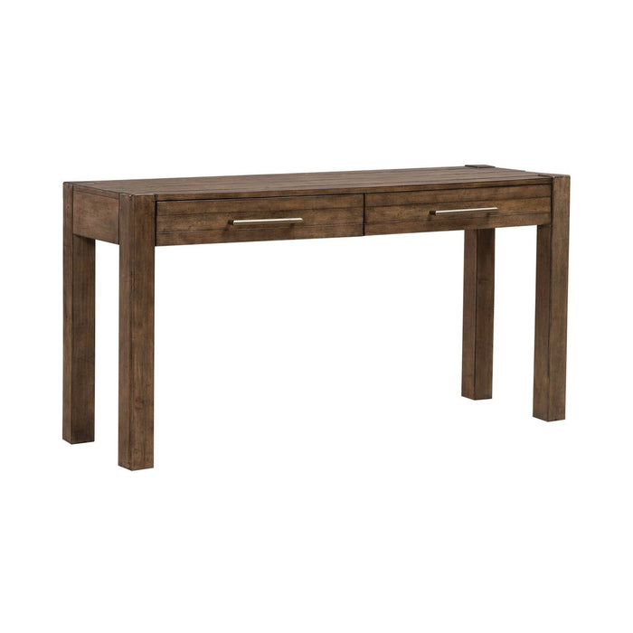 Broadmore - Console Table - Cobblestone Brown – Console Tables by Liberty Furniture at Furniture Wholesale Plus , Nashville furniture store
