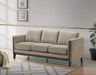 Islington - Fabric Upholstered Panel Arm Sofa - Taupe – Stationary Sofas by Coaster Fine Furniture at Furniture Wholesale Plus , Nashville furniture store