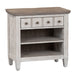 Heartland - 1 Drawer Nightstand With Charging Station - Antique White / Tobacco Tops – Nightstands w/ Charging Stations by Liberty Furniture at Furniture Wholesale Plus , Nashville furniture store