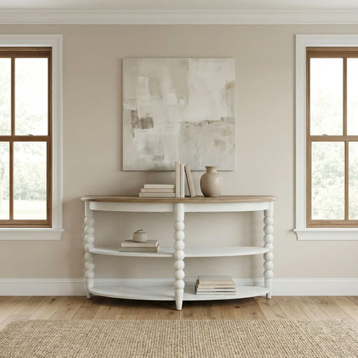 Turnberry Park - Sofa Table - Washed White – Sofa Tables by Liberty Furniture at Furniture Wholesale Plus , Nashville furniture store