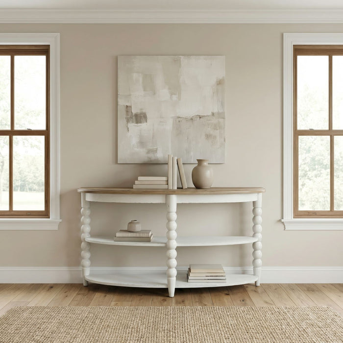 Turnberry Park - Sofa Table - Washed White – Sofa Tables by Liberty Furniture at Furniture Wholesale Plus , Nashville furniture store