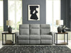 Gauntlet - Reclining Sofa - Sterling – Reclining Sofas by Signature Design by Ashley® at Furniture Wholesale Plus , Nashville furniture store