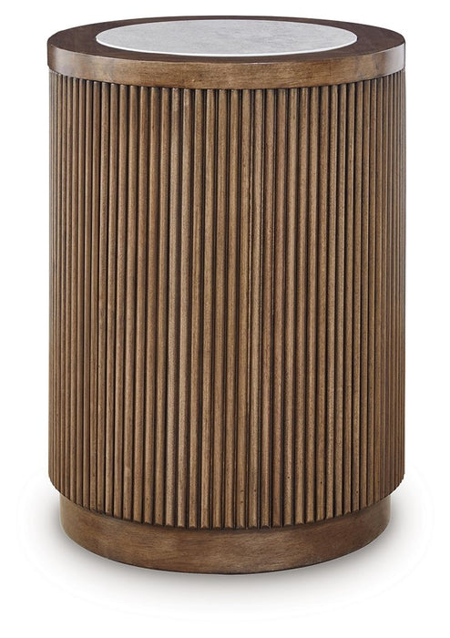 Hadonna - Round Table – End Tables by Signature Design by Ashley® at Furniture Wholesale Plus , Nashville furniture store