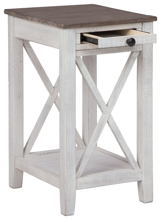 Adalane - Accent Table - White / Gray – Accent Tables by Signature Design by Ashley® at Furniture Wholesale Plus , Nashville furniture store