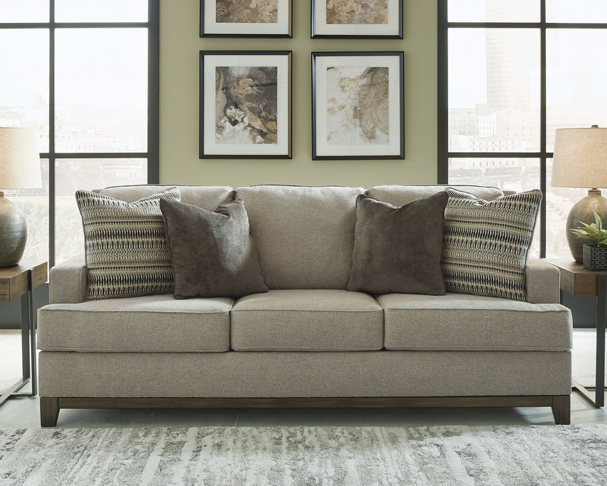 Kaywood - Sofa - Granite – Stationary Sofas by Signature Design by Ashley® at Furniture Wholesale Plus , Nashville furniture store