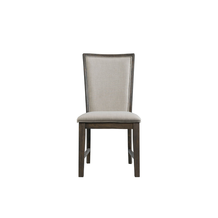 Grady - Slat Back Side Chair (Set of 2) - Dark Walnut – Chair Sets by Elements International at Furniture Wholesale Plus , Nashville furniture store