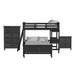 Hampton Kids - Loft With Ladder And Desk With Speaker Bedroom Set – 3 Piece Bedroom Sets by Elements International at Furniture Wholesale Plus , Nashville furniture store