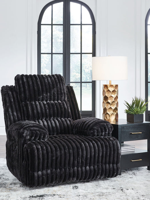 Rhine Falls - Zero Wall Power Recliner - Onyx – Reclining Chairs by Signature Design by Ashley® at Furniture Wholesale Plus , Nashville furniture store