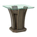 Dapper - Square End Table - Gray – End Tables by Elements International at Furniture Wholesale Plus , Nashville furniture store