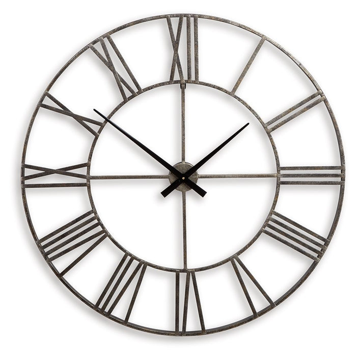 Paquita - Wall Clock – Wall Clocks by Signature Design by Ashley® at Furniture Wholesale Plus , Nashville furniture store