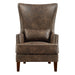 Kori - (724) Chair With Chrome Nails - Sierra Toffee – Accent Chairs by Elements International at Furniture Wholesale Plus , Nashville furniture store
