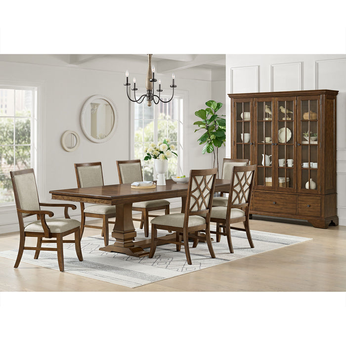 Phillipe - Complete Curio - Cherry – Curio Cabinets by Elements International at Furniture Wholesale Plus , Nashville furniture store