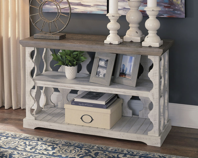Havalance - Console Sofa Table - Gray / White – Sofa Tables by Signature Design by Ashley® at Furniture Wholesale Plus , Nashville furniture store