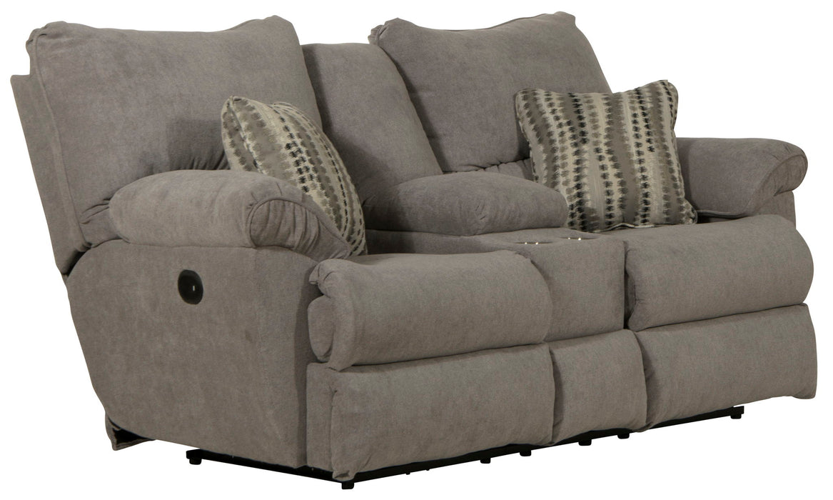Sadler - Lay Flat Reclining Console Loveseat - Premium Reclining Loveseats from Catnapper - Just $999! Shop now at Furniture Wholesale Plus  We are the best furniture store in Nashville, Hendersonville, Goodlettsville, Madison, Antioch, Mount Juliet, Lebanon, Gallatin, Springfield, Murfreesboro, Franklin, Brentwood