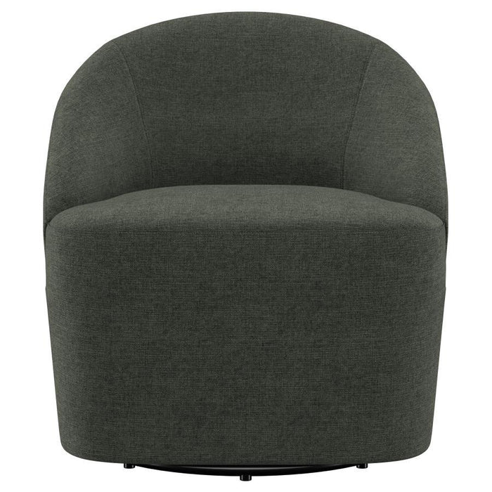 Leon - Upholstered Barrel Accent Swivel Chair - Premium Swivel Chairs from Coaster Fine Furniture - Just $469! Shop now at Furniture Wholesale Plus  We are the best furniture store in Nashville, Hendersonville, Goodlettsville, Madison, Antioch, Mount Juliet, Lebanon, Gallatin, Springfield, Murfreesboro, Franklin, Brentwood