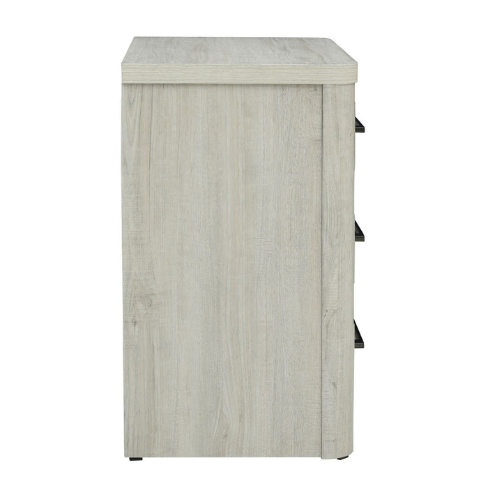 Modern Play - Nightstand With Charging Station - Natural White – Nightstands w/ Charging Stations by Liberty Furniture at Furniture Wholesale Plus , Nashville furniture store