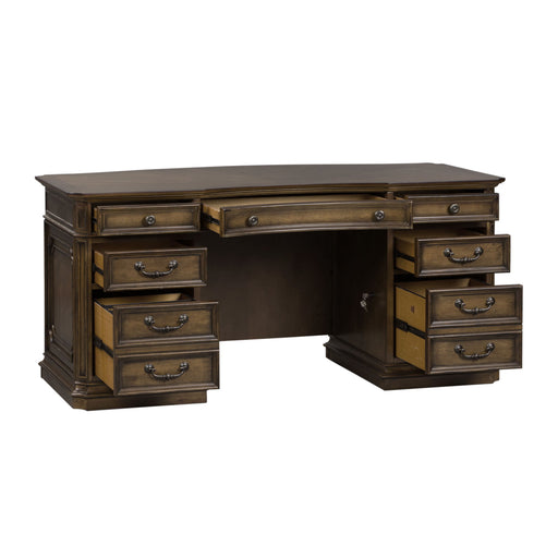 Amelia - Jr Executive Desk - Antique Toffee – Executive Desks by Liberty Furniture at Furniture Wholesale Plus , Nashville furniture store