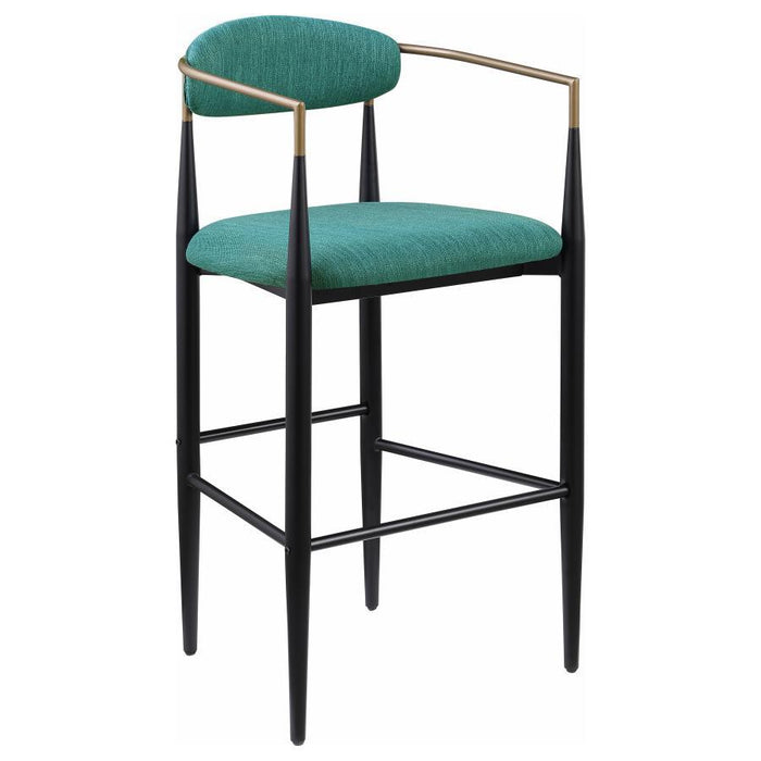 Tina - Metal Pub Height Bar Stool With Upholstered Back And Seat (Set of 2) - Premium Stool Sets from Coaster Fine Furniture - Just $429! Shop now at Furniture Wholesale Plus  We are the best furniture store in Nashville, Hendersonville, Goodlettsville, Madison, Antioch, Mount Juliet, Lebanon, Gallatin, Springfield, Murfreesboro, Franklin, Brentwood