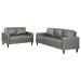 Ruth - Upholstered Track Arm Sofa Set - Premium Stationary Sofas & Loveseats from Coaster Fine Furniture - Just $909! Shop now at Furniture Wholesale Plus  We are the best furniture store in Nashville, Hendersonville, Goodlettsville, Madison, Antioch, Mount Juliet, Lebanon, Gallatin, Springfield, Murfreesboro, Franklin, Brentwood