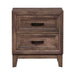 Ridgecrest - 2 Drawer Nightstand - Cobblestone – Accent Nightstands by Liberty Furniture at Furniture Wholesale Plus , Nashville furniture store