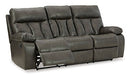 Willamen Reclining Sofa with Drop Down Table - Premium Sofa from Ashley Furniture - Just $974.16! Shop now at Furniture Wholesale Plus  We are the best furniture store in Nashville, Hendersonville, Goodlettsville, Madison, Antioch, Mount Juliet, Lebanon, Gallatin, Springfield, Murfreesboro, Franklin, Brentwood