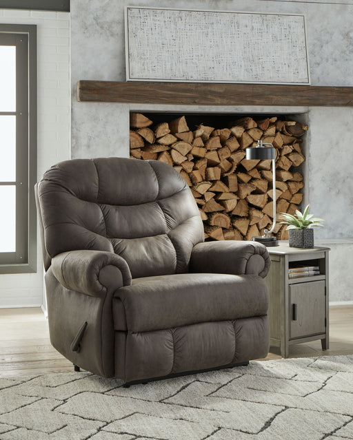 Camera Time - Gunmetal - Zero Wall Recliner - Premium Reclining Chairs from Signature Design by Ashley® - Just $588! Shop now at Furniture Wholesale Plus  We are the best furniture store in Nashville, Hendersonville, Goodlettsville, Madison, Antioch, Mount Juliet, Lebanon, Gallatin, Springfield, Murfreesboro, Franklin, Brentwood