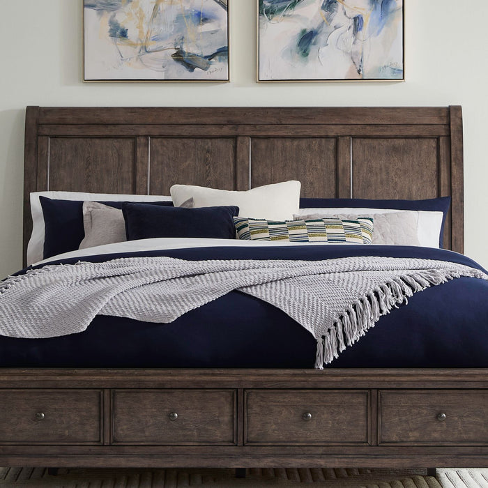 Twin Lakes - Sleigh Headboard – Sleigh Headboards by Liberty Furniture at Furniture Wholesale Plus , Nashville furniture store