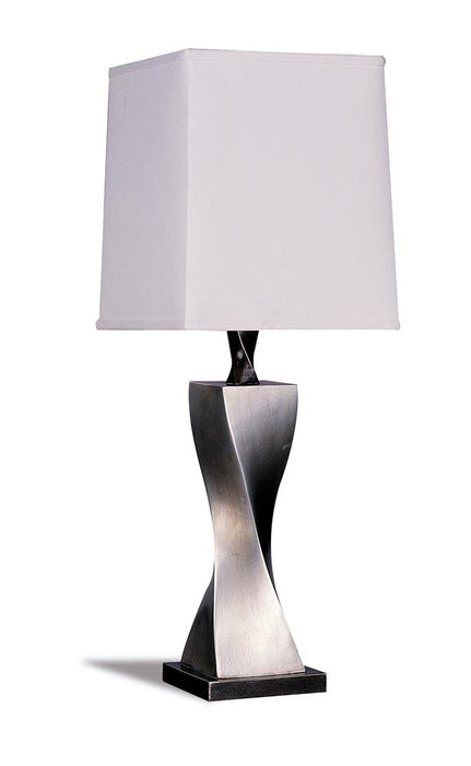 Keene Square Shade Table Lamps White and Antique Silver (Set of 2) - Premium Lamp from Coaster Z2 Standard - Just $106! Shop now at Furniture Wholesale Plus  We are the best furniture store in Nashville, Hendersonville, Goodlettsville, Madison, Antioch, Mount Juliet, Lebanon, Gallatin, Springfield, Murfreesboro, Franklin, Brentwood