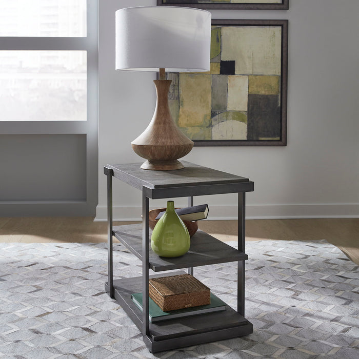 Modern View - Tiered End Table - Dark Gray – End Tables by Liberty Furniture at Furniture Wholesale Plus , Nashville furniture store