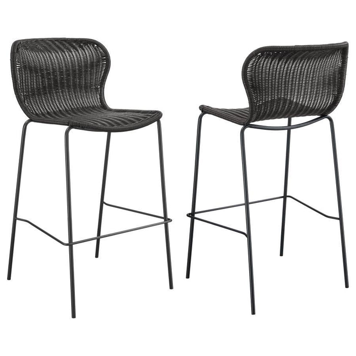 Mckinley - Faux Rattan Metal Chair (Set of 2) - Premium Stool Sets from CoasterEssence - Just $449! Shop now at Furniture Wholesale Plus  We are the best furniture store in Nashville, Hendersonville, Goodlettsville, Madison, Antioch, Mount Juliet, Lebanon, Gallatin, Springfield, Murfreesboro, Franklin, Brentwood