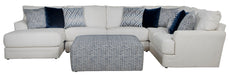 Polaris - Sectional With Comfort Coil Seating And Accent Pillows Included – Stationary Sectionals by Jackson at Furniture Wholesale Plus , Nashville furniture store
