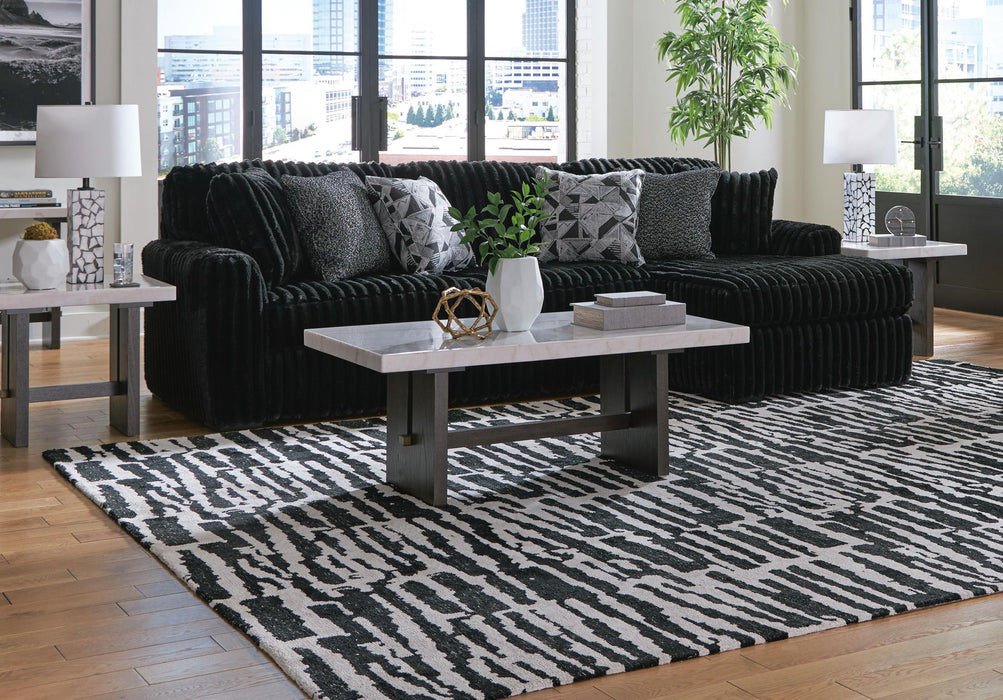 Midnight-Madness - Sectional – Stationary Sectionals by Signature Design by Ashley® at Furniture Wholesale Plus , Nashville furniture store