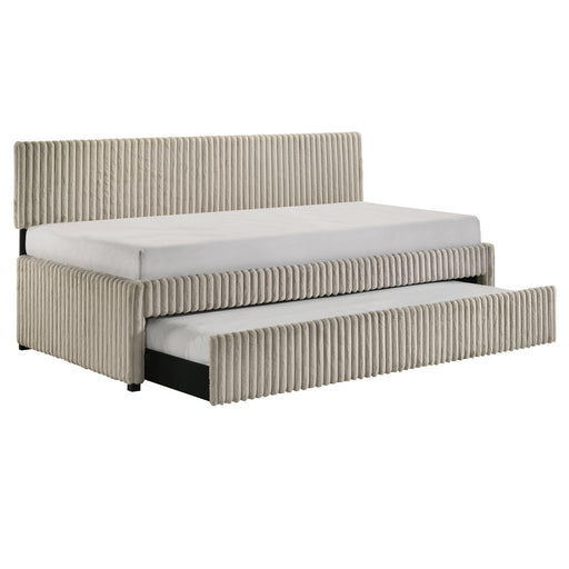Arden - Twin Daybed With Trundle - Corduroy Beige – Daybeds by Elements International at Furniture Wholesale Plus , Nashville furniture store
