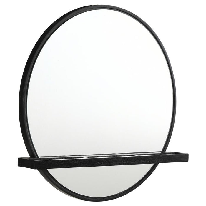 Arini - Round Vanity Wall Mirror With Shelf - Premium Vanity Mirrors from CoasterElevations - Just $259! Shop now at Furniture Wholesale Plus  We are the best furniture store in Nashville, Hendersonville, Goodlettsville, Madison, Antioch, Mount Juliet, Lebanon, Gallatin, Springfield, Murfreesboro, Franklin, Brentwood