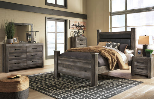 Wynnlow - Poster Bed – Upholstered Beds by Signature Design by Ashley® at Furniture Wholesale Plus , Nashville furniture store