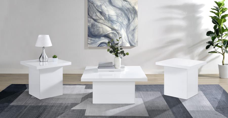 Devar - Square Coffee Table Set – Table Sets by Coaster Fine Furniture at Furniture Wholesale Plus , Nashville furniture store