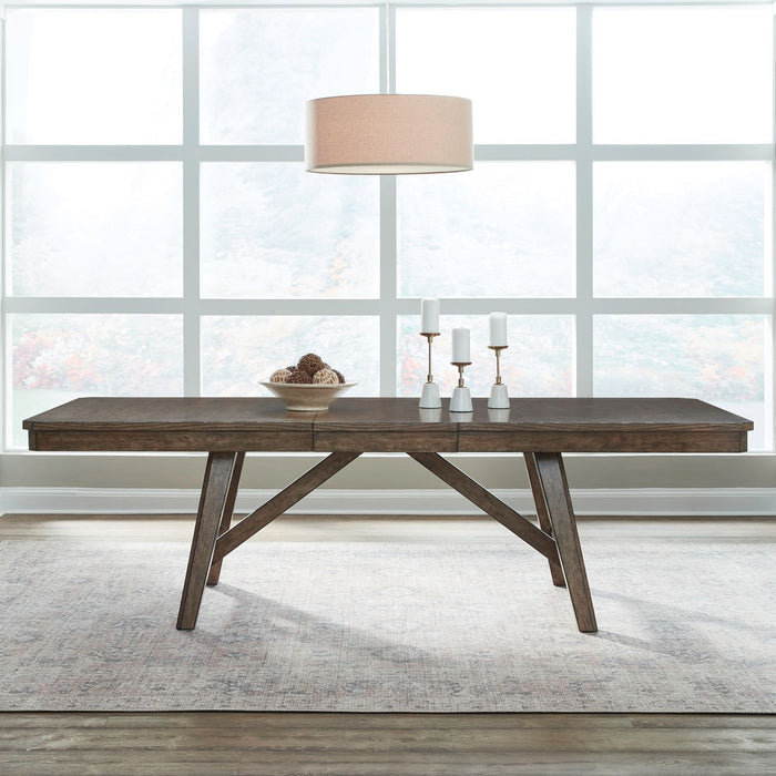 Carolina Park - Trestle Table - Amber Brown – Dining Tables by Liberty Furniture at Furniture Wholesale Plus , Nashville furniture store