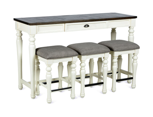 Joanna - 4 Piece Bar Set - White - Premium 4 Piece Dining Room Sets from Steve Silver Furniture - Just $699! Shop now at Furniture Wholesale Plus  We are the best furniture store in Nashville, Hendersonville, Goodlettsville, Madison, Antioch, Mount Juliet, Lebanon, Gallatin, Springfield, Murfreesboro, Franklin, Brentwood