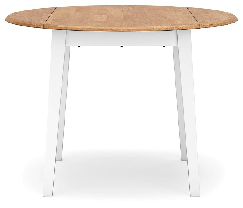 Gesthaven - Round Dining Room Drop Leaf Table – Dining Tables by Signature Design by Ashley® at Furniture Wholesale Plus , Nashville furniture store
