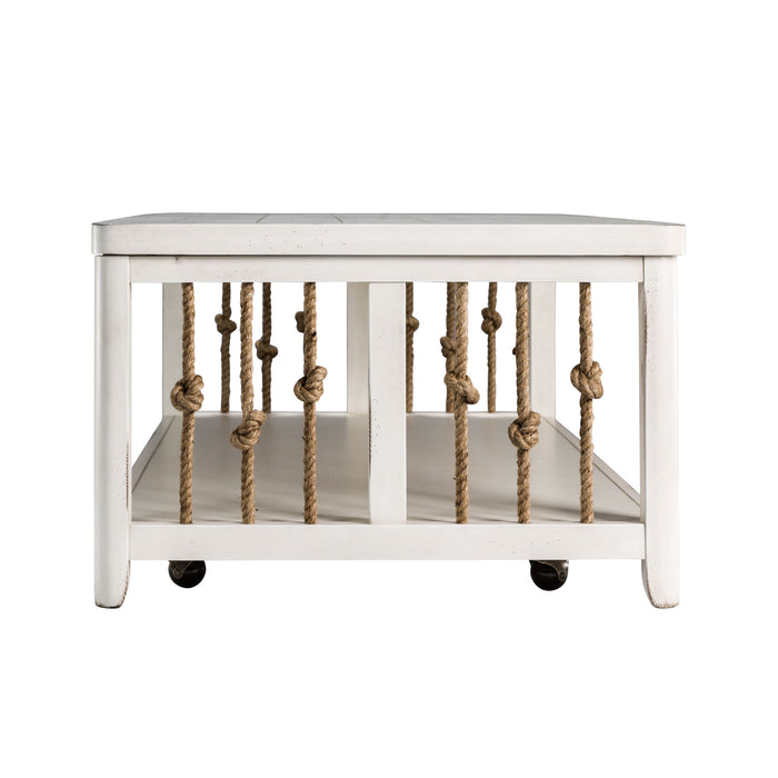 Dockside - Cocktail Table - White – Cocktail Tables by Liberty Furniture at Furniture Wholesale Plus , Nashville furniture store