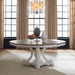 Magnolia Manor - Round Table - Antique White – Dining Tables by Liberty Furniture at Furniture Wholesale Plus , Nashville furniture store