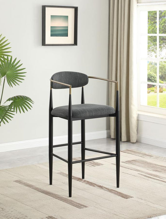 Tina - Metal Pub Height Bar Stool With Upholstered Back And Seat (Set of 2) - Premium Stool Sets from Coaster Fine Furniture - Just $429! Shop now at Furniture Wholesale Plus  We are the best furniture store in Nashville, Hendersonville, Goodlettsville, Madison, Antioch, Mount Juliet, Lebanon, Gallatin, Springfield, Murfreesboro, Franklin, Brentwood