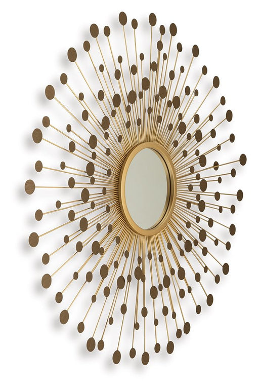 Morwenna - Accent Mirror - Bronze / Gold Finish – Accent Mirrors by Signature Design by Ashley® at Furniture Wholesale Plus , Nashville furniture store