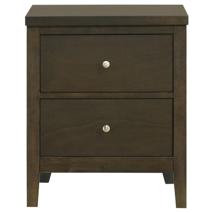 Wilkes - 2-Drawer Nightstand Bedside Table - Dark Cocoa – Accent Nightstands by Coaster Fine Furniture at Furniture Wholesale Plus , Nashville furniture store